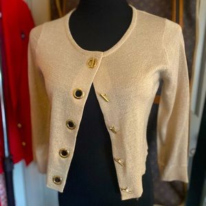 Calvin Klein gold cardigan